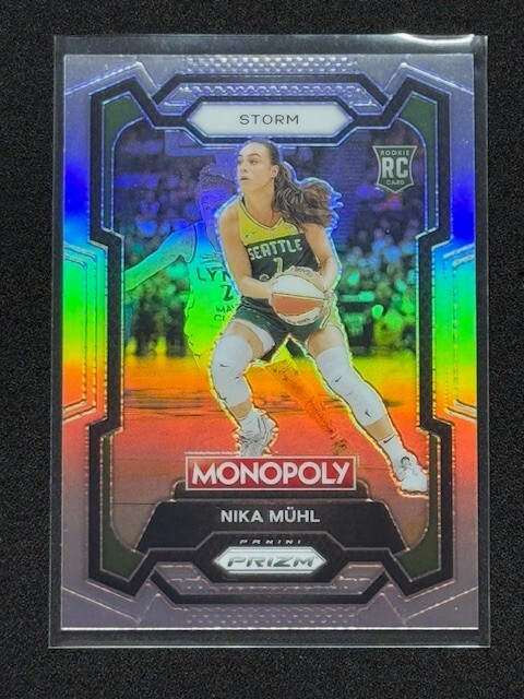 2024 Panini Prizm Monopoly WNBA - Silver Prizm #4 Nika Muhl (RC) STORM