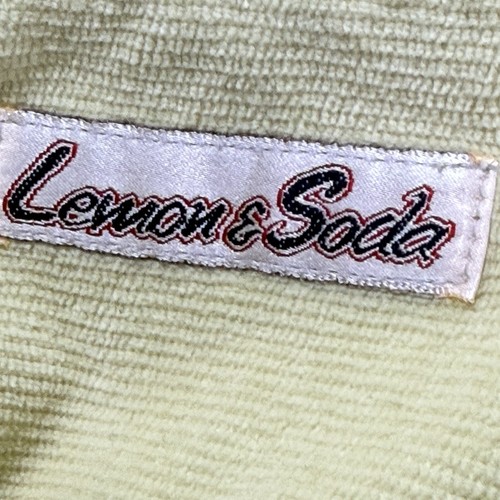 Lemon & Soda Amsterdam Designer Corduroy Shirt Sz XL Ivory 100% Cotton Luxurious - Picture 6 of 7