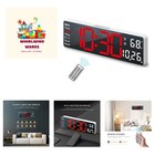 Digital Clock, Digital Wall Clock for Living Room Decor, Desk Alarm Clock for...