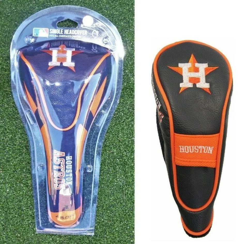 MLB HEADCOVER Houston Astros MLB Hybrid or Driver Single Headcover Fits Oversized Drivers 460c