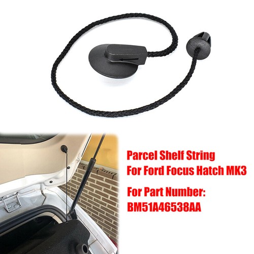 Fits Ford Focus Hatchback MK3 2011-2018 Car Trunk Parcel Shelf String Cord Strap - Picture 3 of 12