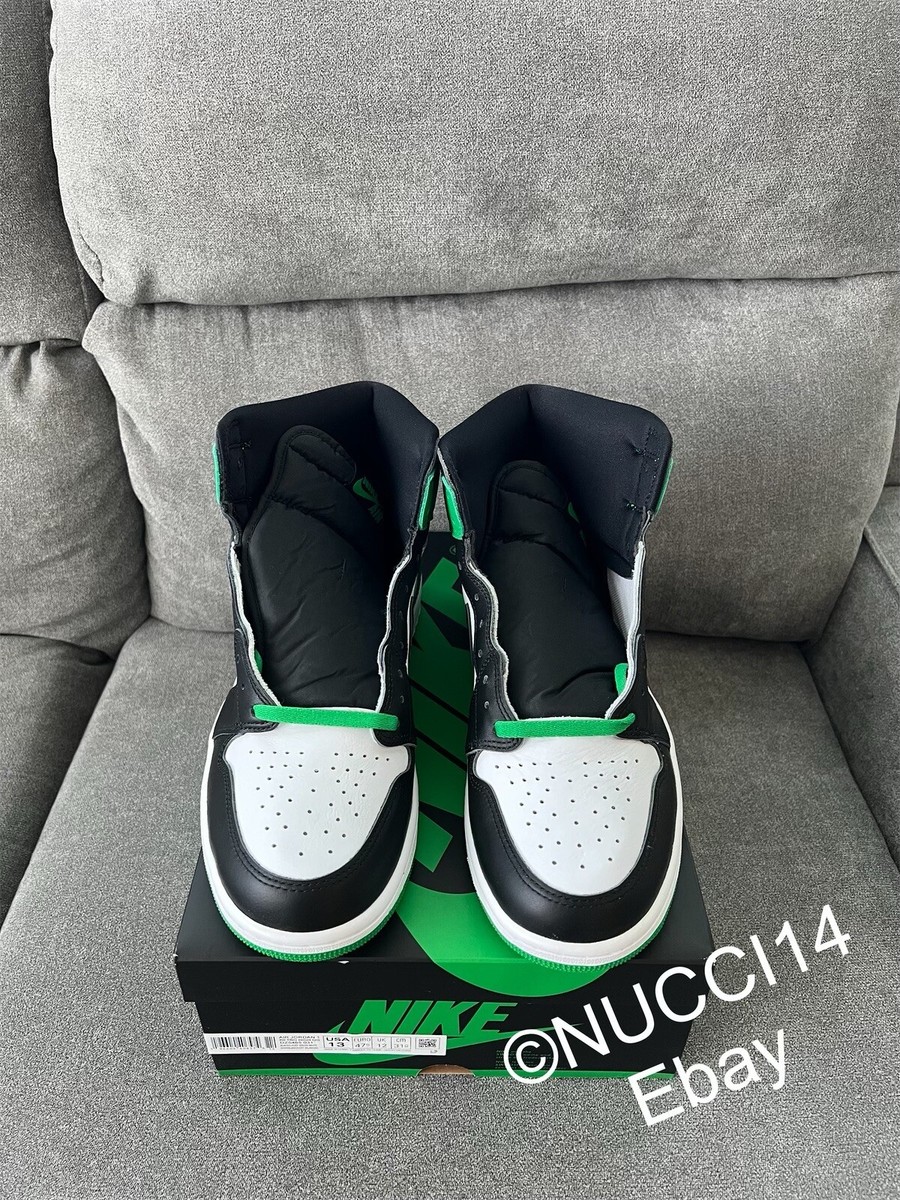 Size 13 - Air Jordan 1 Retro OG High Lucky Green for sale online