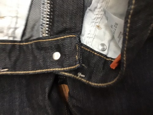 New Lee Straight Fit- Straight Leg Jeans Boys Size 16R dark blue Adjusts (C17-6) - Picture 3 of 10