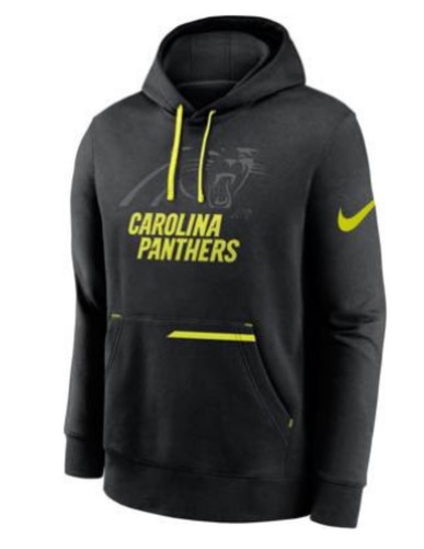 Carolina Panthers Nike Herren Volt Pullover Hoodie Sweatshirt Schwarz Gr. S Neu - Bild 1 von 6
