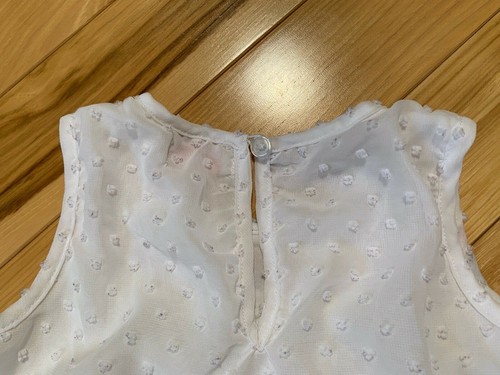 DESIGN HISTORY Sleeveless White W/ Rick Rack Accent Summer Dress Sz 4 Girls - Picture 5 of 5