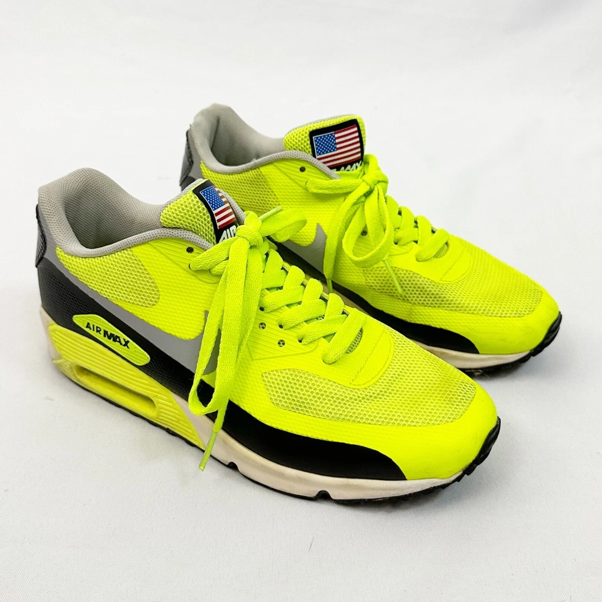 Nike 90 Independence Day USA Sneakers Volt Neon Green 8 | eBay