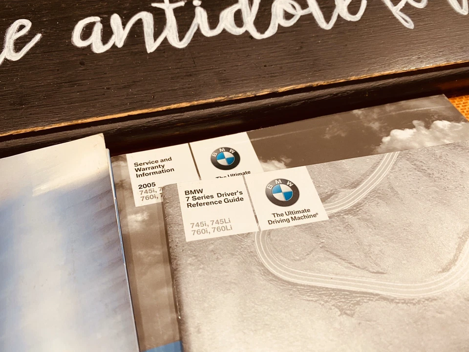 2005 BMW 7 SERIES 745i 745Li 760i 760Li MANUAL DO PROPRIETÁRIO +INFORMAÇÕES DE NAVEGAÇÃO (CONJUNTO COMPLETO - Imagem 4 de 4