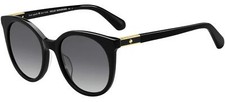 Kate Spade New York Cat Eye Sunglasses Akayla Black Grey 52 20 140