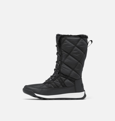 Botas de nieve impermeables de encaje alto Sorel Whitney II Plus para mujer 2088261010 negras - Imagen 4 de 9