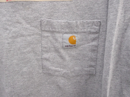 Carhartt K126 Mens Size XL Mid-weight Long Sleeve Oversized Gray Workwear - Picture 5 of 8