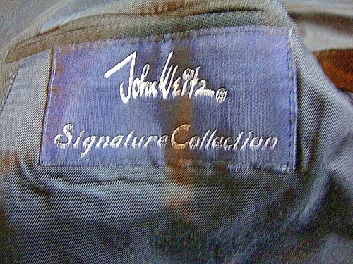 NUOVO blazer tuta nero John Weitz Signature Collection uomo taglia regolare L large - Foto 5 di 5