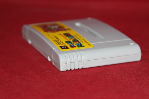 Super Mario World (Nintendo Super Famicom SFC, 1990) Authentic Game Cartridge - Picture 4 of 5