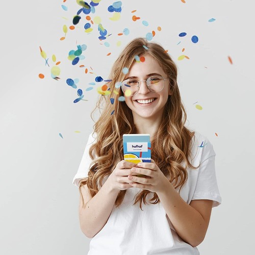 2 Pcs Hufhaf Confetti Pop-up Card (Lemonade & Milkshake Set) - Bild 5 von 5
