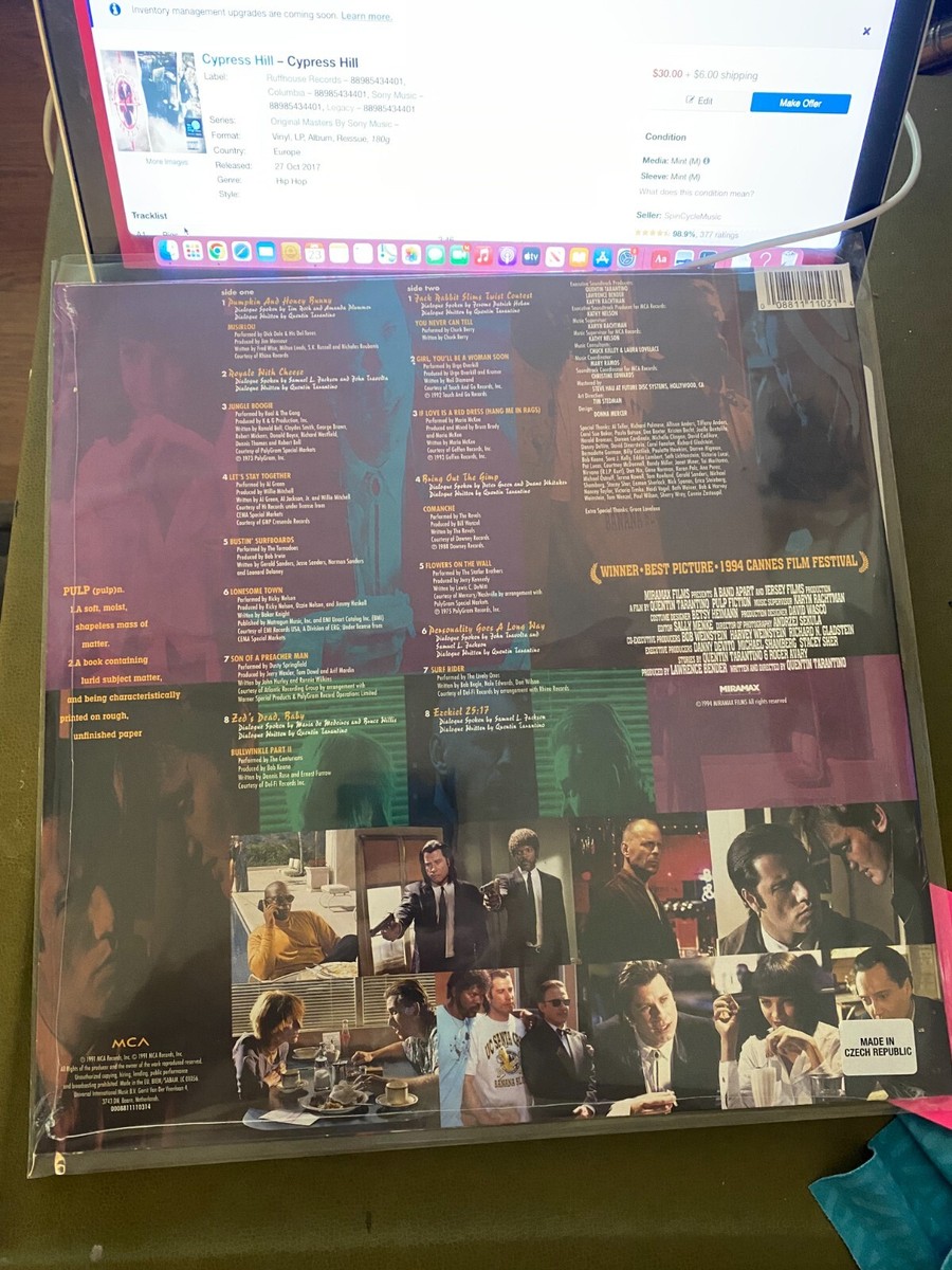 Pulp Fiction (Music From The Motion Picture) – Vinyl (180