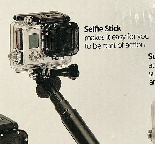 Action Camera Accessory Kit 8 Piece Set Go-Pro Nikon and Sony New - Picture 3 of 12
