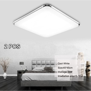 2pcs 45x45cm Led Ceiling Fixtures Light Bedroom Living Room Lighting Image Is Loading 2pcs 45x45cm Led Ceiling Fixtures Light Bedroom Living