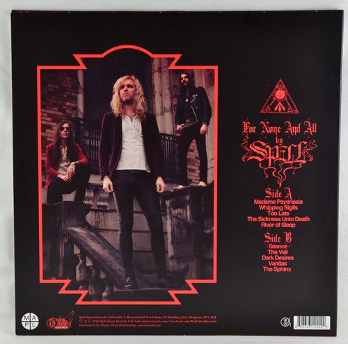 SPELL - For None And All - Bad Omen LP Limited Edition Red Vinyl UK 2016 - Picture 2 of 10