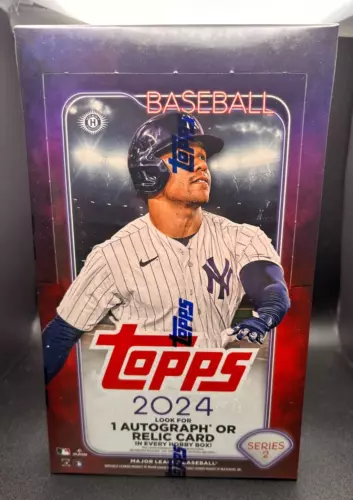 2024 Topps Baseball Series 2 Sealed Hobby Box - 20 Packs - 12 Cards Per Pack