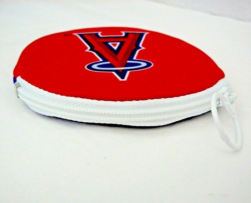 MLB Angels Baseball Red Neoprene SMALL PURSE - Zipper Closure - BIG "A" - NEW - Picture 2 of 5