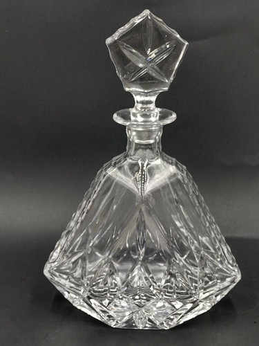 Vintage Olympic by BLOCK Crystal Decanter & Stopper Lead Crystal Decanter Signed - Picture 11 of 12