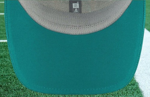 New Era Aqua Miami Dolphins 2021 NFL Sideline Home Old Logo 39THIRTY Hat XS/S - Picture 5 of 5