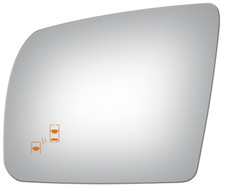 Flat Left Side Mirror For 14-20 Toyota Tundra W/O Backing Plate