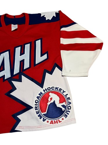Vintage Team Canada 1996 AHL All-star Hockey Jersey Red CCM Authentic - Picture 2 of 7