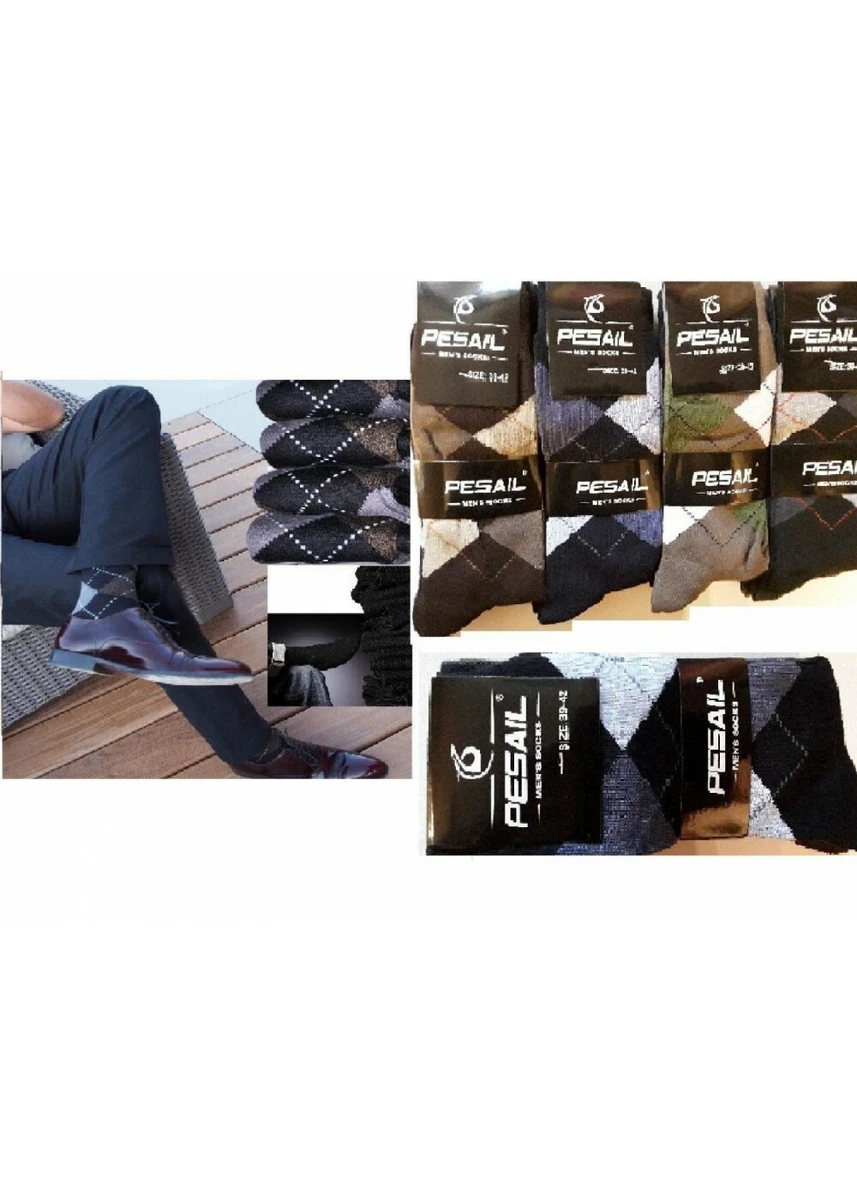 PESAIL LOT 6 PAIRES CHAUSSETTES CHAUSSETTE HOMME CHAUSSETTE COTON MULTICOLORE eBay