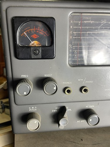 Vintage 1950's National Radio Receiver Model NC-125 - Zdjęcie 3 z 7