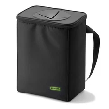 Car Trash Bin with Lid 2 Gallon Capacity Leakproof Recycled Polyester Adjustable