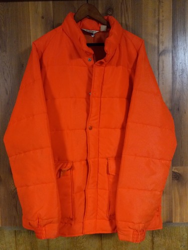 Vintage Weather King by Rolane Orange Hunting Coat XL - Picture 1 of 10