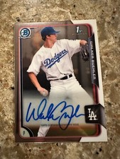 2015 Bowman Chrome Draft Pick Autographs #BCA-WB Walker Buehler Rookie card