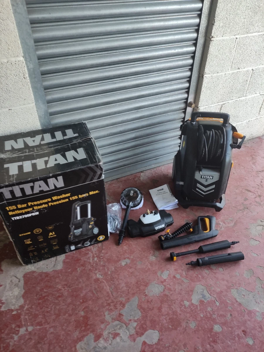 Titan High Pressure Washer Electric TTB2700PRW Jet Wash Garden Car