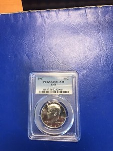 PCGS 1967 KENNEDY HALF DOLLAR SP66 CAM