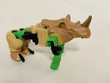 Transformers Beast Wars Rhinox Maximal 1996 Action Figure Hasbro Incomplete