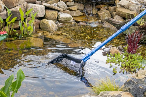 Heavy Duty Koi Net Fish Catching Skimming Net 16 Inch with 3 Foot Aluminum Pole - Picture 8 of 12