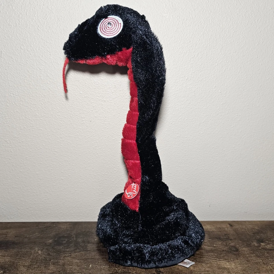 Halloween Dan Dee Cobra Snake Stuffed Animal Toy 13" Light Up Musical Plush 2014 - Image 3 of 4