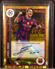 LIONEL MESSI 2023 Topps Chrome Merlin Gold Vintage Refractor Auto 3/3