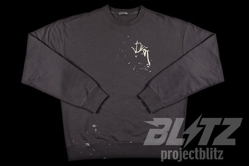 CHRISTIAN DIOR X CACTUS JACK OVERSIZED SWEATSHIRT L GREY TRAVIS SCOTT SWEATER - Picture 2 of 4