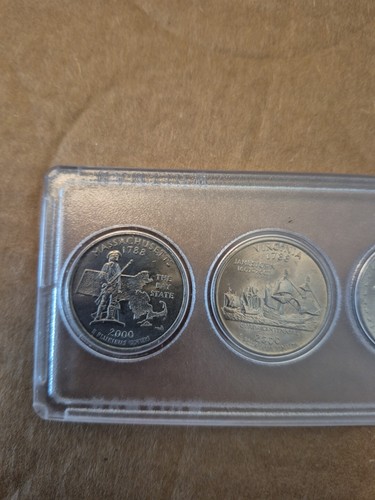 First 5 State Quarters 2000 Year USA Mint In Philadelphia and Sealed In Case - Bild 6 von 9