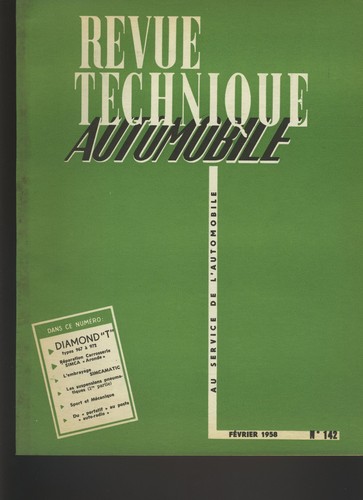 (28A) REVUE TECHNIQUE AUTOMOBILE DIAMOND T types 967 à 972 / SIMCA ARONDE - Picture 1 of 2
