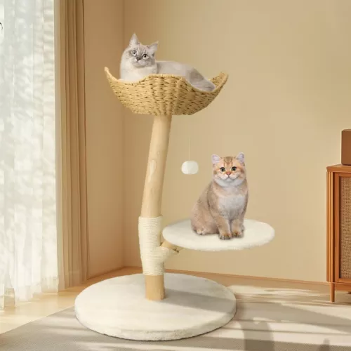 Kratzbaum XXL Katzenbaum Sisal große Katzen Kletterbaum 91 cm Katzenkratzbaum DE