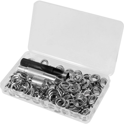 120Pcs Grommet Tool Kit 1/2inch Metal Grommet Eyelet Set with Install Tool xdobX - Picture 12 of 12