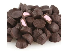 Mini Dark Chocolate Flavored Raspberry Cups Candy Candies 2 lbs Free Shipping