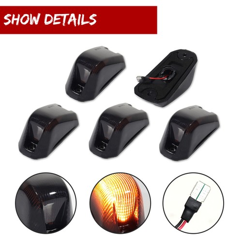 Front Roof Cab Smoke Clearance Lamp Amber LED For 14-23 Ram ProMaster 68169776AD - Picture 3 of 11