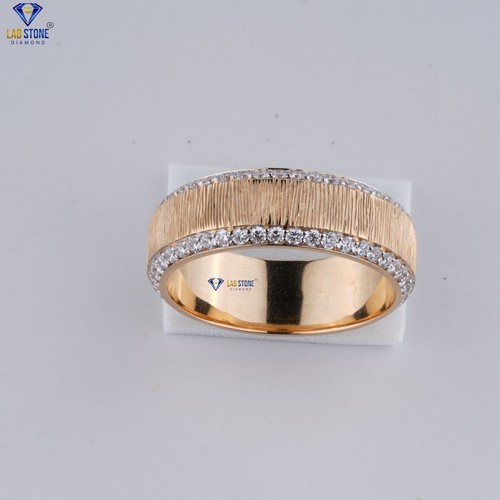 1,22 TDW Rund geschnitten Labgrown Diamantring 925 Silber von Labstone - Bild 2 von 5