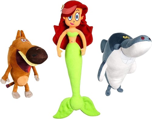 Zig & Sharko Plush Doll 3pk Marina Mermaid Shark Hyena Bundle TV Series - Picture 2 of 5
