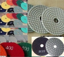 4" Diamond polishing 50 Pad 4 Finishing Buff Granite Stone Concrete Marble Glass