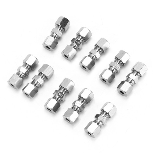 Ι 10PCS Quick Brake Line Connector For 4.75mm Braking Cable Metal For Mercedes - Picture 2 of 12