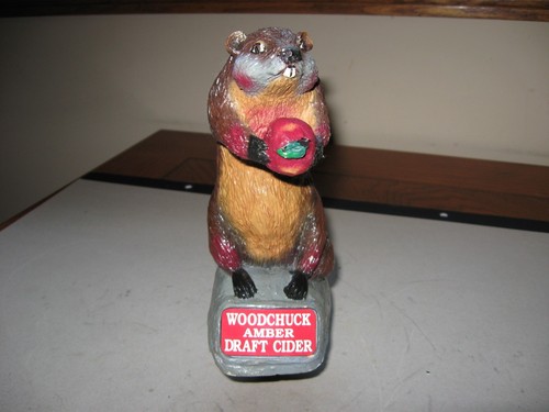Woodchuck Amber Draft Cider Figural Bar Tap Knob